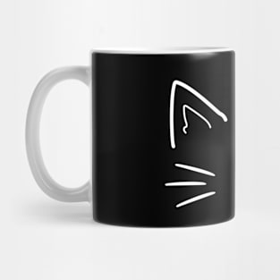 Hand Drawn Cat Mug